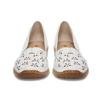 Dámská obuv Polobotky Rieker 41356-80 Bílá 38