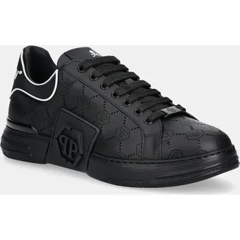 Oblečení a móda Kožené tenisky Philipp Plein Phantom Kicks USC0835.PLE005.0202 černá 99X, EUR 46