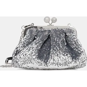 Kabelka Kabelka Weekend Max Mara ATARGA 2615511094600 stříbrná SLV, vel. ONE SIZE