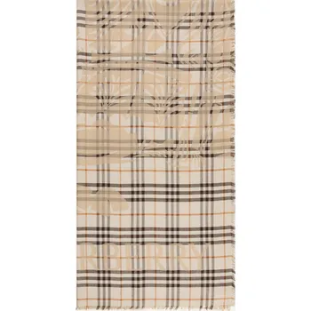 Burberry Dámská Šála, béžová / tmavě hnědá / hnědá, one size