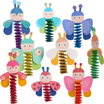 omalovánky Haba Kreativní sada První skládání Broučci a Motýli závěsná dekorace Craft Kit