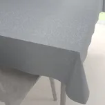 Teflonový obdélníkový ubrus TF-086 Ornamenty na šedém 100x160 cm