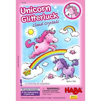 Výuková hračka Haba Jednorožec: Třpytivé krystaly (Unicorn Glitterluck: Cloud Crystals)