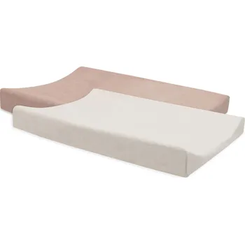 Prostěradlo Potah na přebalovací podložku 50x70cm 2 ks froté Wild Rose/Ivory