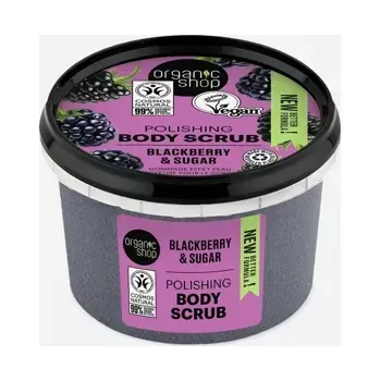 Koupelová kosmetika Vyhlazující tělový peeling Ostružina a cukr