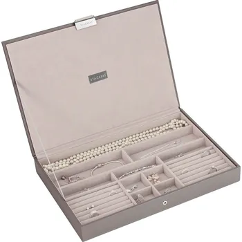 Šperkovnice Stackers, Krabička na šperky Stackers s víkem supersize šedo-béžová - Formadore