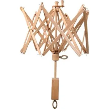 KnitPro Skein winder natural swift dřevěný odvíječ příze