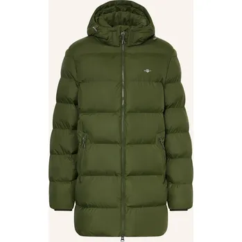 Gant Pánská Prošívaná Bunda, tmavě zelená, 52