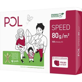 Kancelářský papír Kancelářský papír A3 80g Polspeed 500 listů třída C