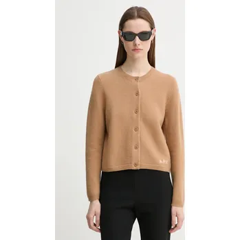 Pánský svetr Vlněný svetr A.P.C. cardigan mila WVBDK.F22301 hnědá 82X, vel. M