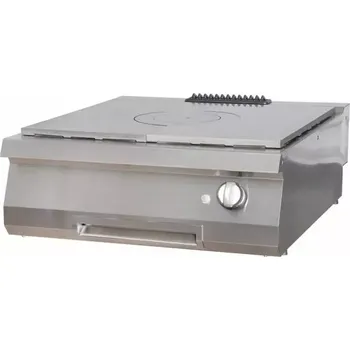 Kuchyňský gril Maxima Pevná deska Heavy Duty - plyn - 800 x 700 mm | 09398300