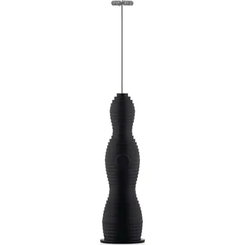 Příslušenství pro přípravu kávy Alessi, Napěňovač mléka Pulcina černý - Formadore