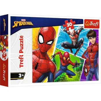 Puzzle TREFL Puzzle 30 dílků Spider-Man a Miguel 18242