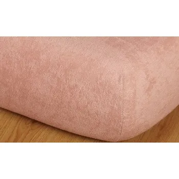 Bytový textil Prostěradlo froté 180x220 vysoká matrace béžová