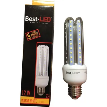 Žárovka Best-Led E27 12W teplá bílá BL-3U-12-WW-E27
