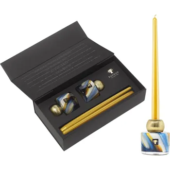 Baobab Collection, Sada svícnů se svíčkami Twins Nirvana Holly, 4 díl. - Formadore