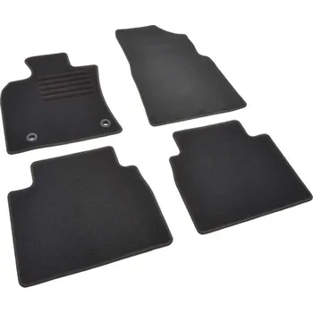 autokoberec Autokoberce textilní přesné černé / černé obšití - Toyota Camry (Typ XV70) (2017-2024) 5-sedadel