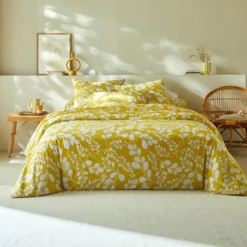 Povlečení Bavlněné povlečení Chloé, žluté, 140 x 200 cm 497158