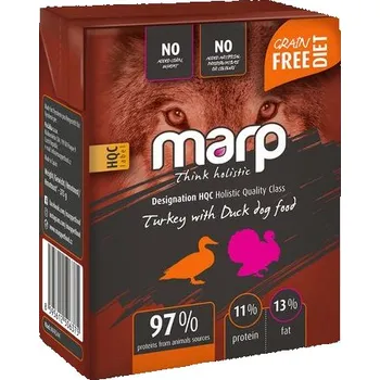 Krmivo pro psa Marp Holistic krůta s kachnou tetrapak 375g EXP 3/2026 1 + 1 ZDARMA