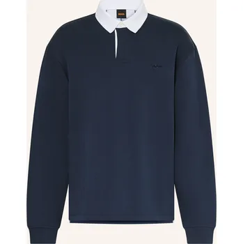 Pánská košile Boss Pánské Jerseyové Polo Tričko Exis, tmavě modrá / bílá, XL