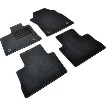 autokoberec Autokoberce textilní přesné černé / černé obšití - Lexus NX II (Typ AZ20) (2022-) 5-sedadel