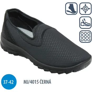 Dámská zdravotní obuv Santé MJ/4015 černá Barva: Černá, Velikost: 40, Stélka: Vyjímatelná