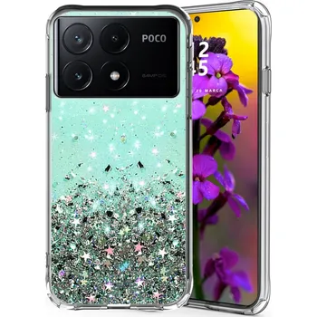 Pouzdro na mobilní telefon Zadní Kryt RCBR pro Xiaomi Poco X6 pro 5G BROKAT CASE zelený