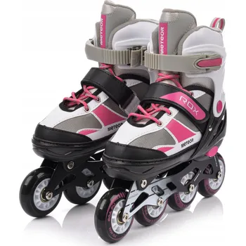 Kolečkové brusle Rekreační nastavitelné Kolečkové Brusle ABEC-7, PU kolečka Meteor Rox, velikost S 30-33