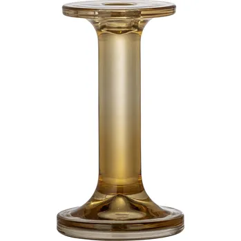 Bloomingville, Svícen na klasickou svíčku Jamey skleněný 16 cm - Formadore