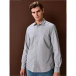 Sinsay - Košile s dlouhým rukávem se vzorem - šedá - 459HS-85X - 459HS-85X-2XL