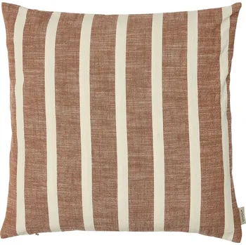 Bytový textil OYOY, Dekorační povlak na polštář Kara, 50 x 50 cm, hnědý - Formadore