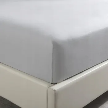 Prostěradlo Prostěradlo z bavlněného saténu s gumou 140x200 SIN šedé