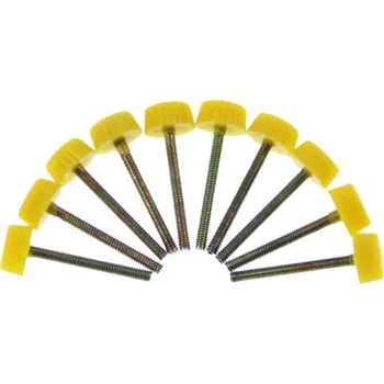 Spojovací materiál Šroub M2x19mm s plastovou hlavou žlutý (10)