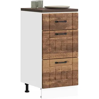 Kuchyňská skříňka Kuchyňská spodní skříňka "Lucca" staré dřevo kompozitní dřevo