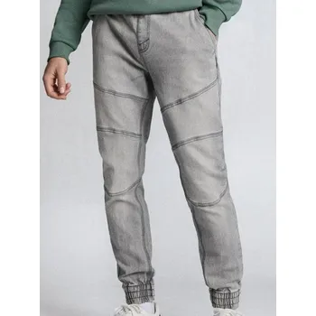 Pánské džíny Sinsay - Džíny jogger s efektem praní - béžová - 260HR-02J - 260HR-02J-38