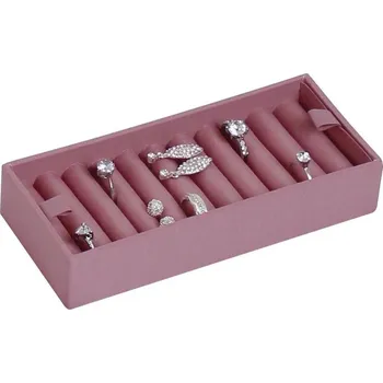 Šperkovnice Stackers, Vložka na prsteny Stackers velké růžová - Formadore