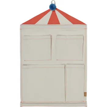 Úložný box OYOY, Nástěnný organizér Circus, béžovo-červený - Formadore
