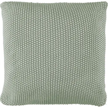 Polštář Marc O'Polo, Polštář Nordic Knit z organické bavlny 50 x 50 cm pastelově zelený - Formadore
