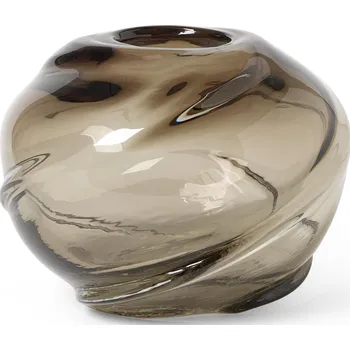 Váza Ferm Living, Váza Water Swirl kulatá šedá - Formadore