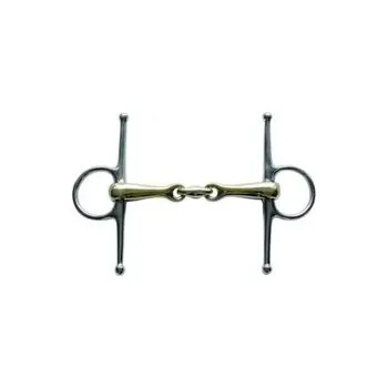 Udidlo pro koně Udidlo-roubik-2x-lomene-argentan Velikost: 125 16mm