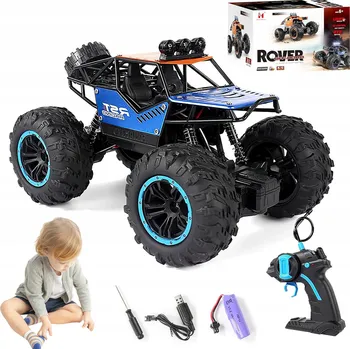 RC model auta TERÉNNÍ AUTO NA DÁLKOVÉ OVLÁDÁNÍ AUTÍČKO PILOT RC ROVER S AKUMULÁTOR