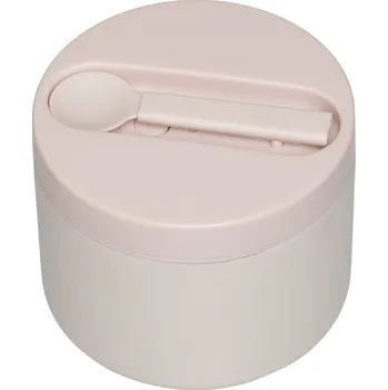 Úložný box Design Letters, Termobox na svačinu To Go s lžičkou malý béžový 2 díly - Formadore