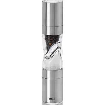 Mlýnek na koření AdHoc, Mlýnek na sůl nebo pepř Duomill Pure dvojitý 15 cm - Formadore