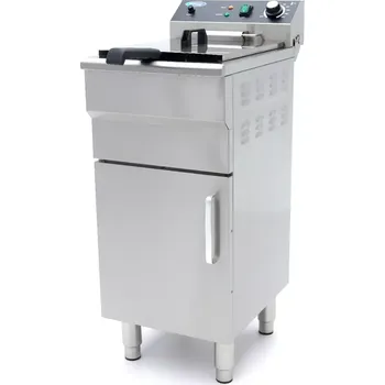 fritéza Maxima Fritéza - 16 l - 1 koš - s vypouštěcím kohoutem a stojanem - 230 V | 09365157