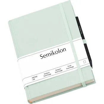 Diář Semikolon, Cestovní zápisník Uni Grand Voyage mátově zelený - Formadore