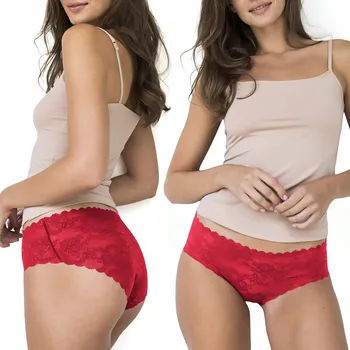 Kalhotky Julimex Kalhotky Bellie Červené Červená XL