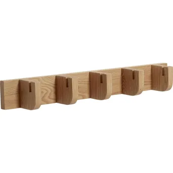 Věšák Hübsch, Věšák na liště Hübsch z dubového dřeva 5 háčků - Formadore