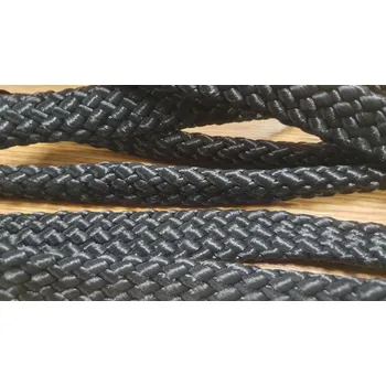 Westernové otěže provazové ploché – FULL, PONY Barva: černá, Velikost: FULL