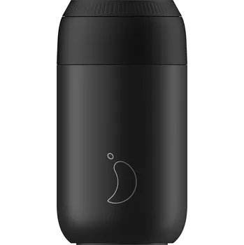 Chilly's Bottles, Termohrnek na kávu Series 2, 340 ml, černý - Formadore