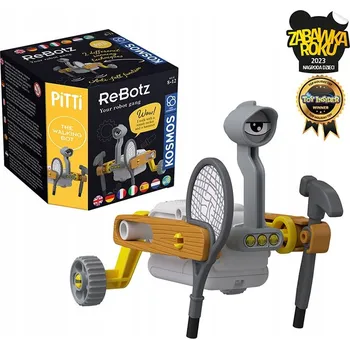 Dřevěná hračka Pro stavbu Kosmos ReBotz - Pitti